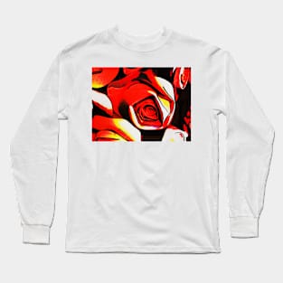 Red Roses Long Sleeve T-Shirt
